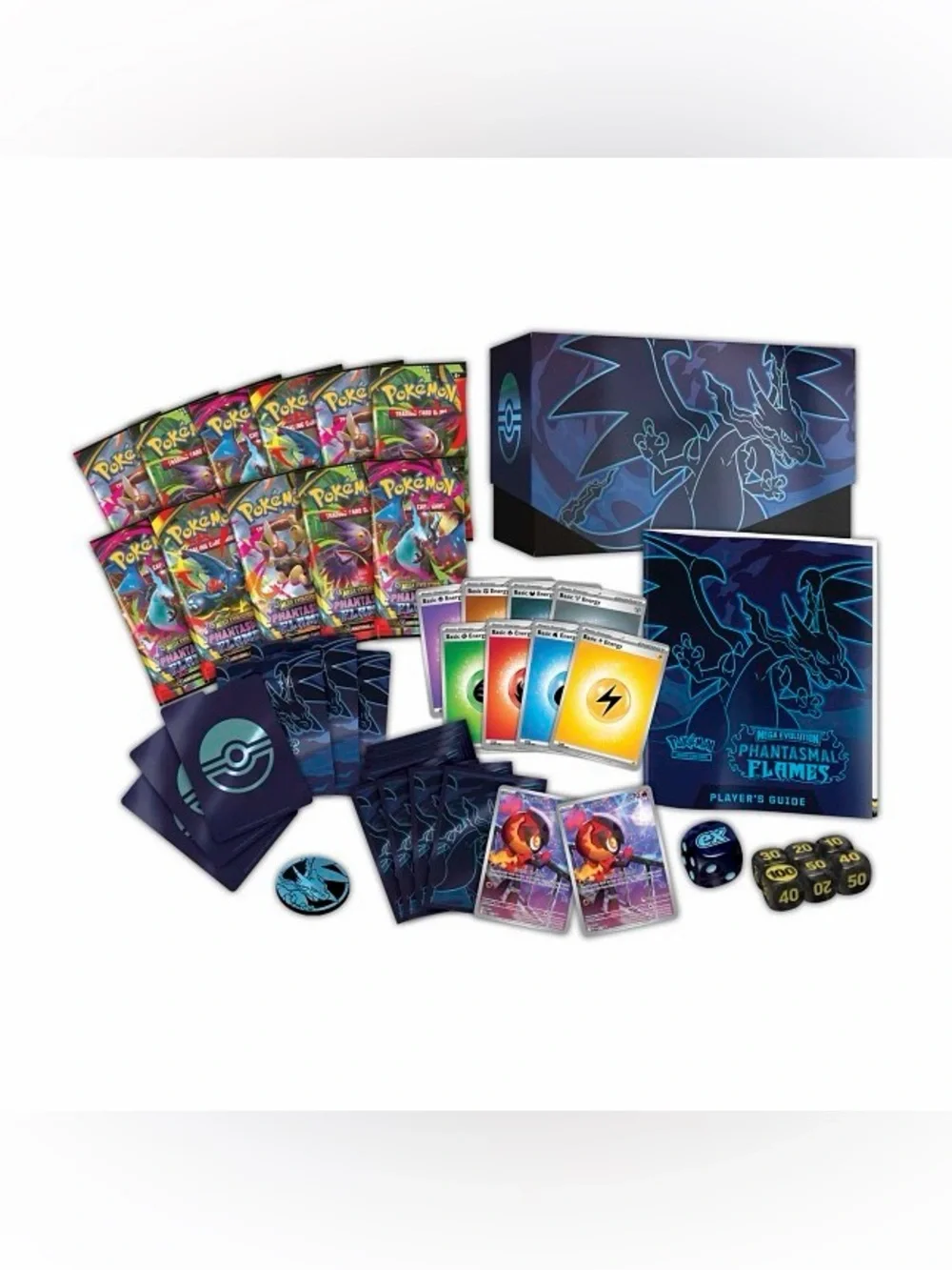 Sealed Pokémon Phantasmal Flames Elite Trainer Box - ME02: Phantasmal Flames ETB